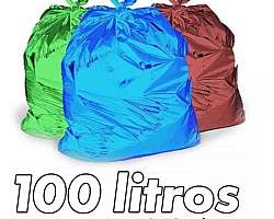 Saco De Lixo 50 Litros 100 Unidades